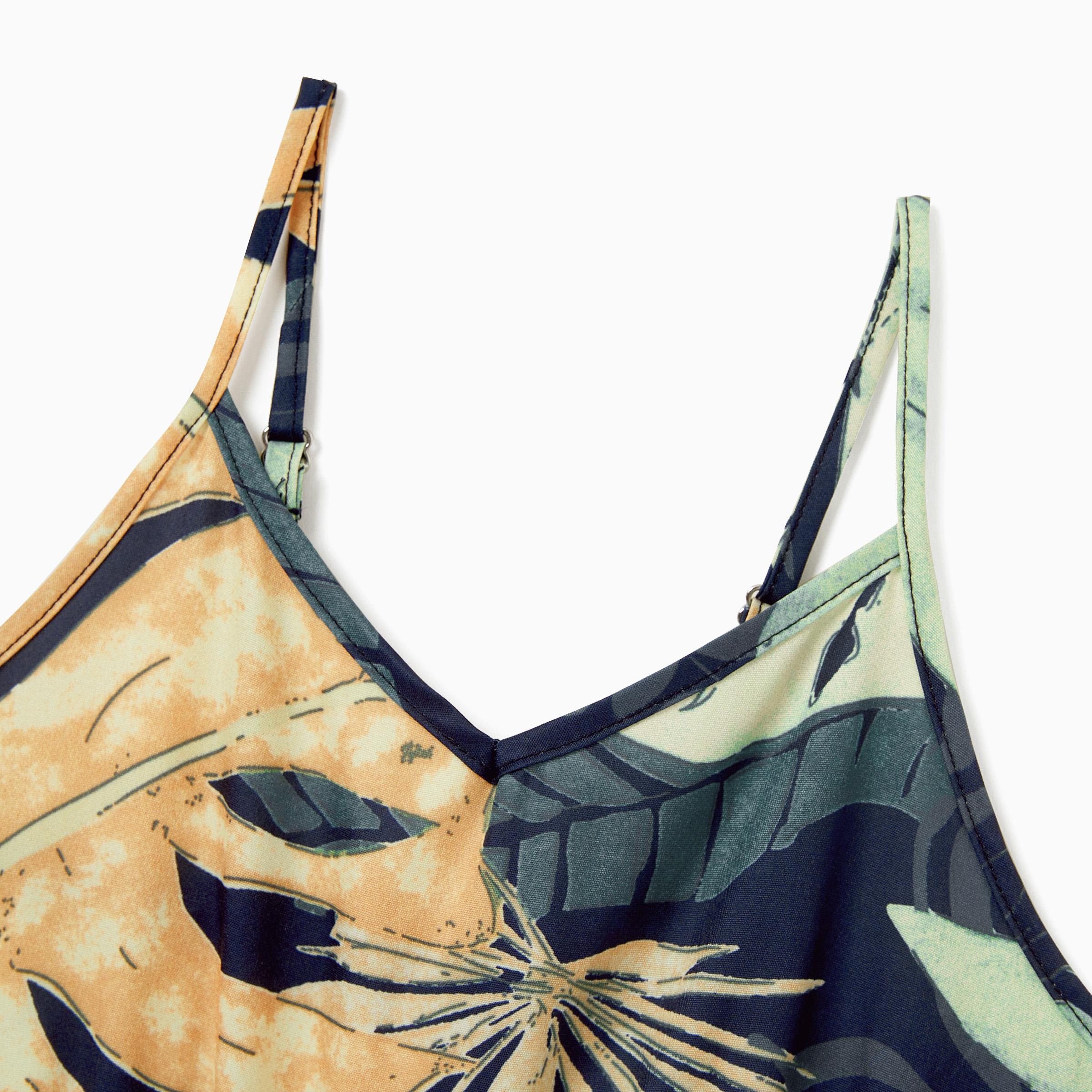 PatPat Family Matching Tropical Floral Print Jumpsuits for Mommy and Me Womenswear Piece PatPat Family Matching Tropical Floral Print Jumpsuits for Mommy and Me Womenswear Piece