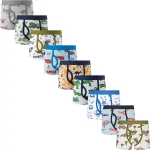 F-UDW04  Boys' Boxer Briefs Shorts Toddler Kids Cotton Underwear