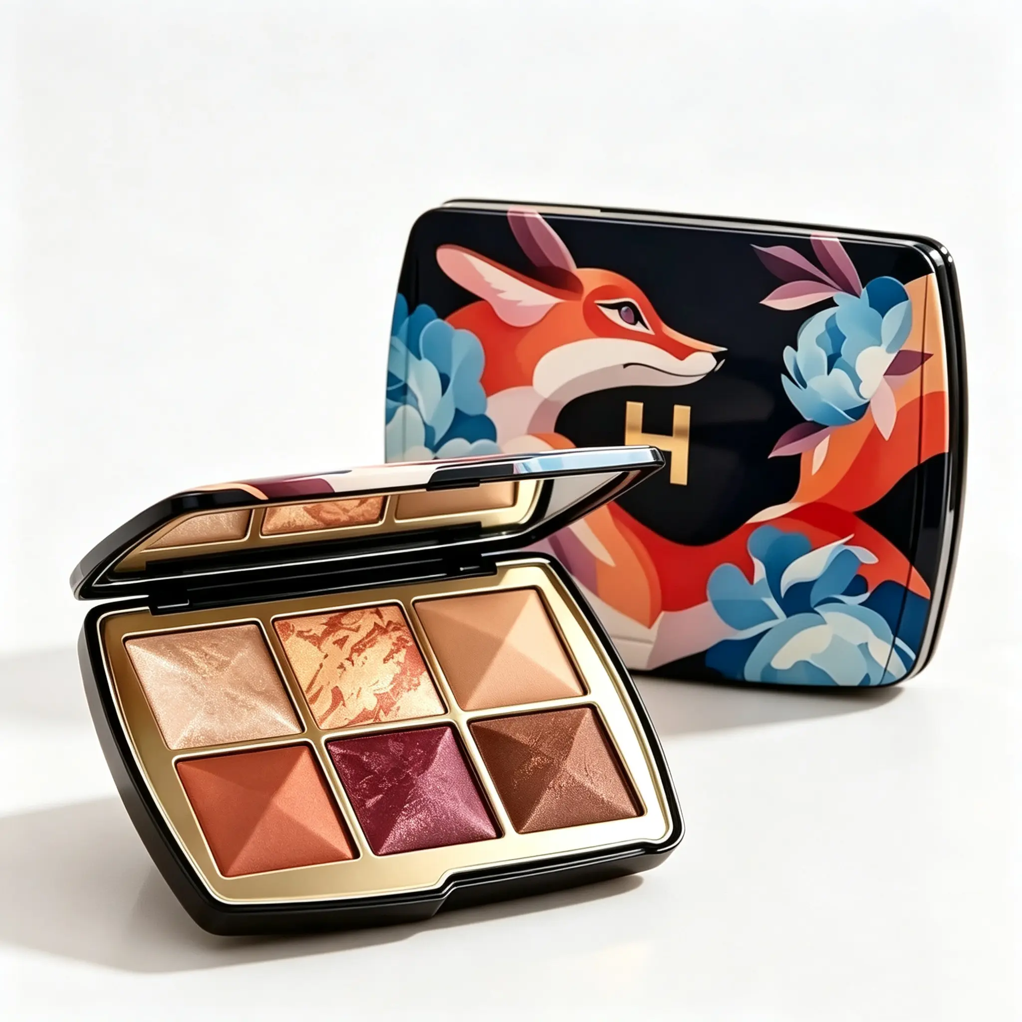 6-Color All In One Face Palette, Matte Shimmer Blush Highlight Contour Eyeshadow, Blendable Buildable Shades For Everyday Makeup