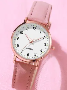 Women's Fashionable Casual Digital Quartz Watch, Stylish Watch, Simple Style Plain Color Wristwatch for Women & Girls, Trendy Watch for Daily Use Without Box, Trendy All-match & Exquisite Watch for Birthday Gift, Modern Casual Wristwatch