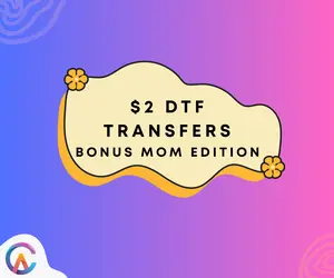 Bonus Mom DTF Transfer Sheets – $2 Bonus Mom Designs for Tees & Gifts