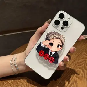 Custom Handmade Chibi Idol Acrylic Griptok For Aesthetic Phone Accessories