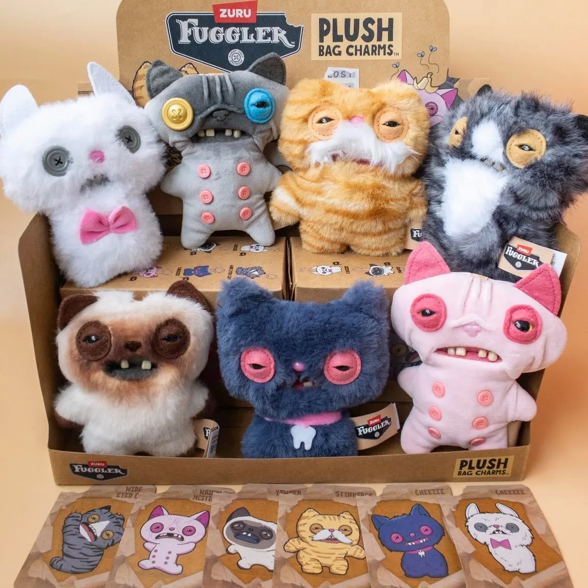 Fuggler Dark Alley Night Cat Series Plush Blind Box Fuggler Dark Alley Night Cat Series Plush Blind Box