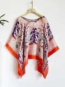 French Bohemian Luxury Paisley Silk Feel Shawl, Windproof Sandproof Soft Scarf Wrap, Fashion Versatile Accessory for Stylish