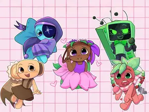 Dandy's World Acrylic Charms