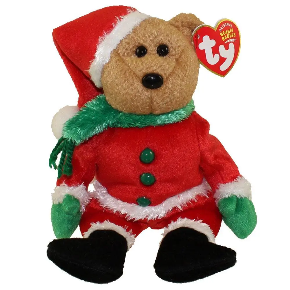 TY Beanie Baby - KRINGLE the Bear (8.5 inch) (2003) MWMTs