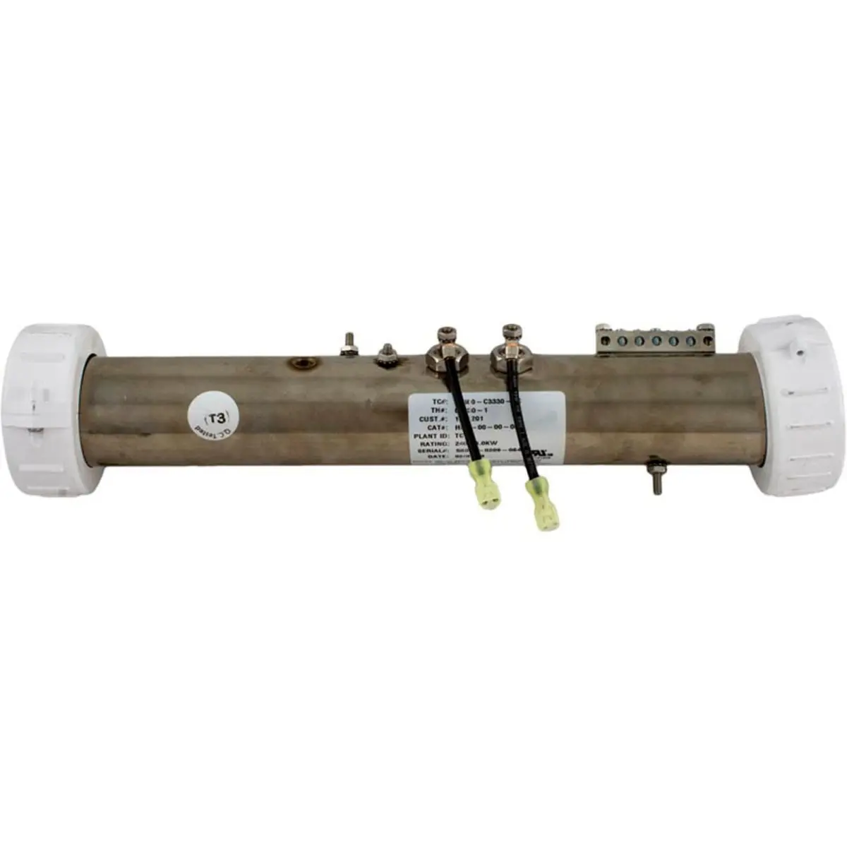 HydroQuip 26-3330-5S-K 15 in. 4.0kw 240V Caldera 73994 Heater Assembly with 8 in. Leads