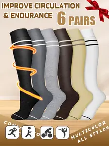 Unisex's Compression Socks, Sports Socks for Running, Nurses, Pregnant Women, Sports Socks for Improving Blood Circulation