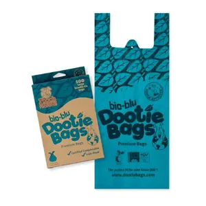 Bio-Blu Dootie Bags™, Large EZ Tie Handle Poop Bags, with Premium Materials