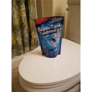 Septic Tank Treatment 12 Pcs - 1-Year Supply with Durable Biodegradable Enzymes for Grease, Odors & Odors, Easy to Use