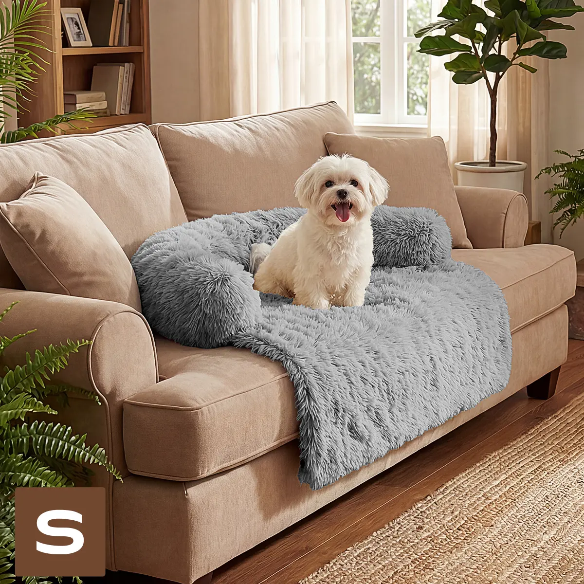 Pet Mat, Light Grey, S(35*31*5")