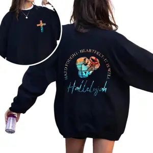 Hard Fought Hallelujah Sweatshirt Hoodie, Brandon Lake Song T-shirt, Christian Music Graphic Tee Shirts