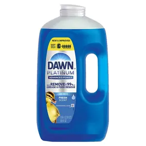Dawn Platinum Advanced Power Dishwashing Liquid, Fresh Scent, 90 fl oz