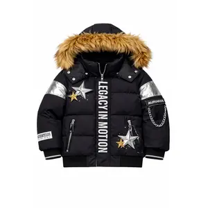 Legacy Motion Puffer (Black/Gold Fur)