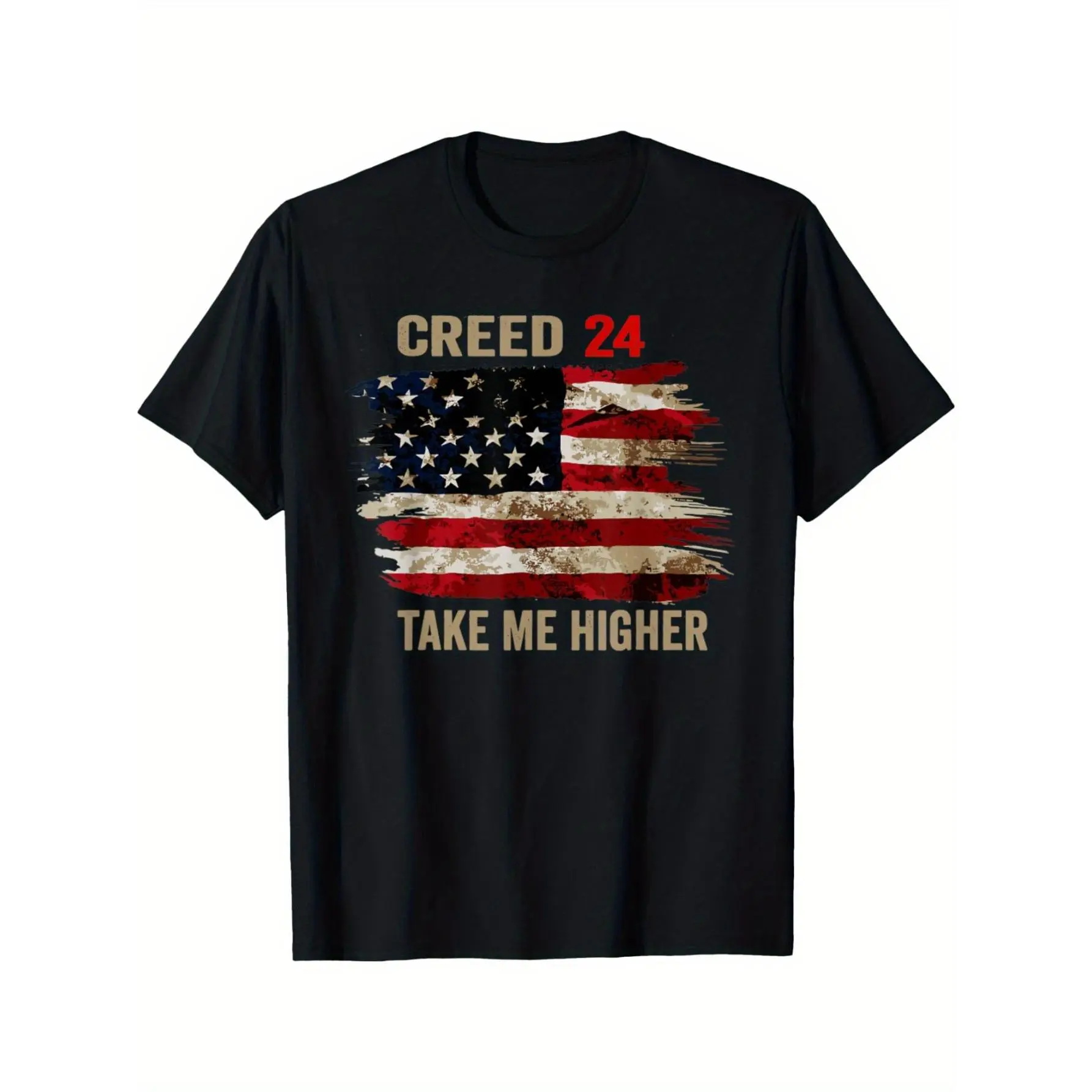 Creed 24 Flag T-Shirt - Officially Licensed Graphic Tee with Comfortable Fit and Durable Construction for Casual Attire,Made in USA