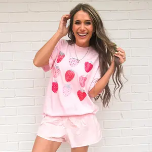 Cutie Strawberry Collage, vintage strawberry, strawberry festival, berry, summer, strawberry T-shirt