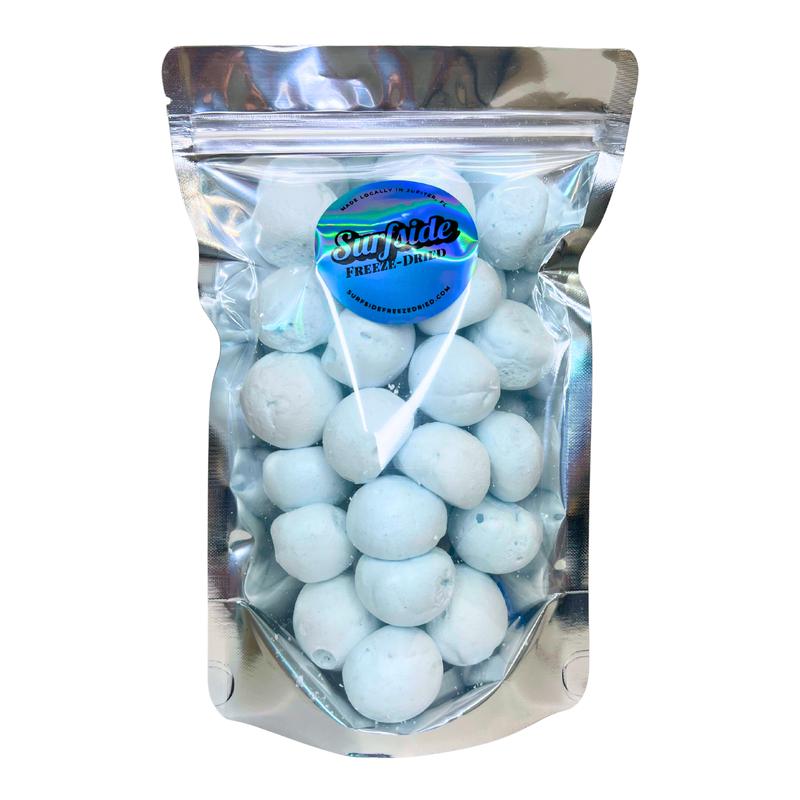 Surfside Freeze-Dried Cotton Candy Taffy Crunch Puffs | No Artificial Dyes | Non-GMO | Cane Sugar Sweetened | Gluten Free | 2.5oz | Light Crunchy Sweet Snack | TikTok Trend Items | Made in USA
