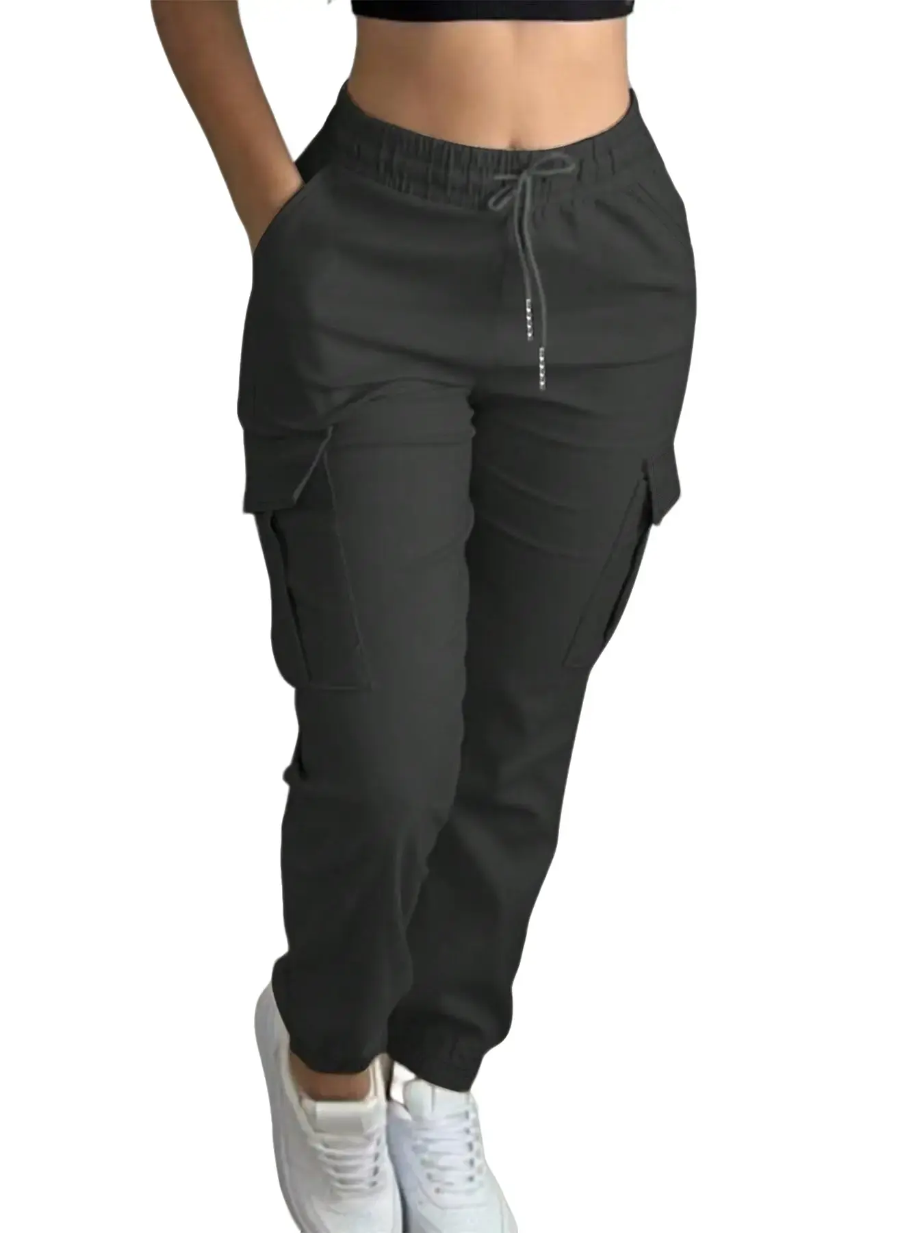 Summervibes New Arrival Casual Fashion Women'S Multi-Pocket Cargo Pants Trousers Womenswear Bottom