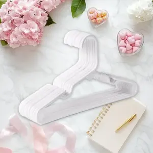 Baby Clothes Hangers White - Cloud Island Baby Hangers, White, for Baby Clothes, Durable, Space-Saving