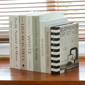 8 Pcs Decorative Books for Home Decor -Faux Books for Decoration - Coffee Table Decor Book，Modern Fashion Decoration Book Set, Bookshelf, Living Room Decoration with Fake Book