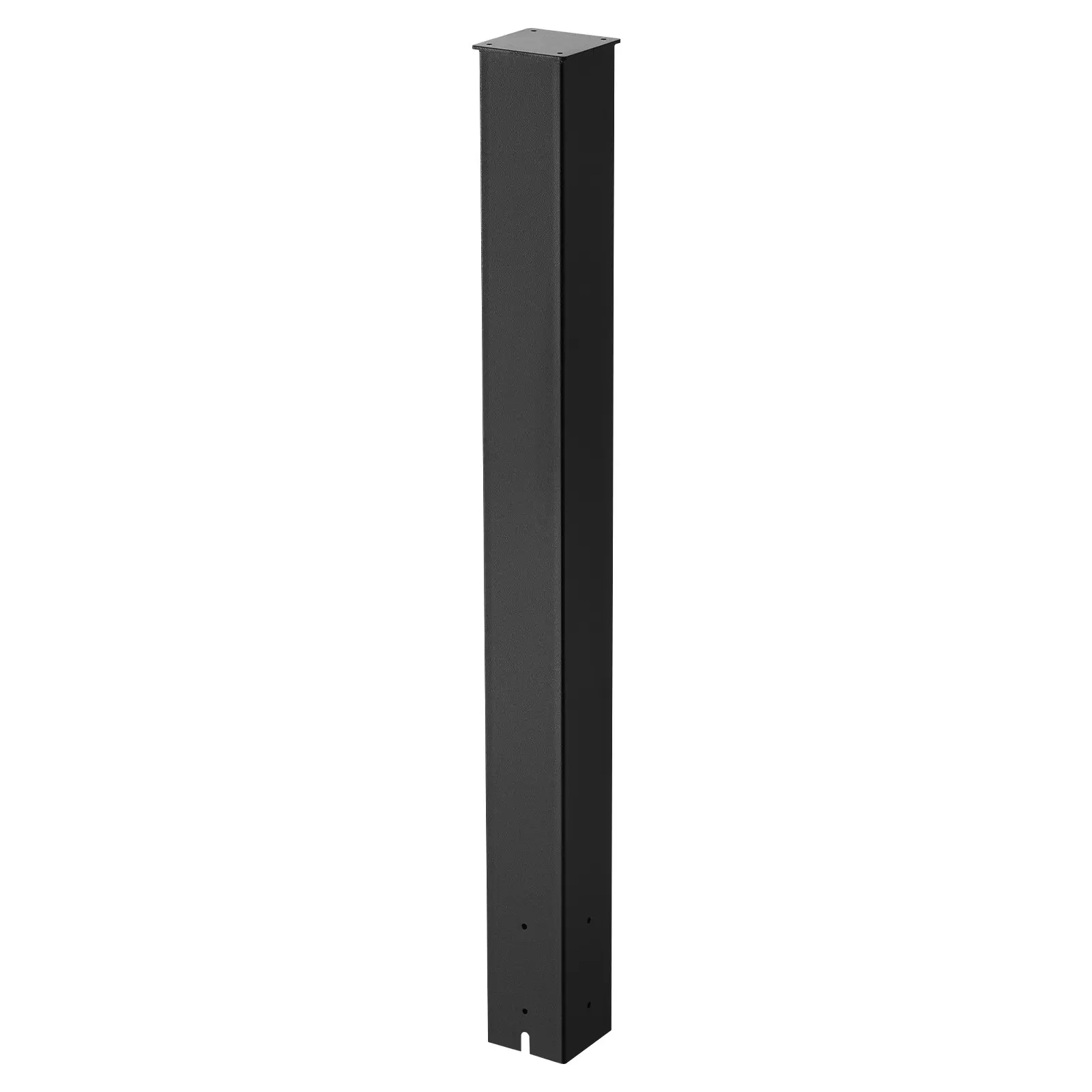 【Summerfinds】VEVOR Heavy-Duty Powder-Coated Steel Mailbox Post, 43x4x4 in In-Ground Mounting Stand, Mailbox Accessory Sleeve Kit, Easy-Install Black Option for Curbside Residential Outdoor Use