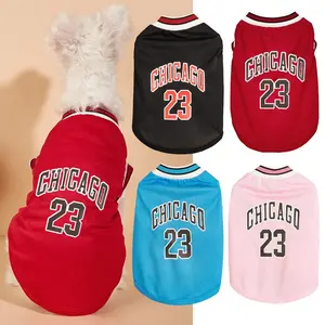 Summer Breathable Mesh Basketball Jersey #23, For Small / Medium / Large Dogs, Corgi, Golden Retriever, Cats & Puppies