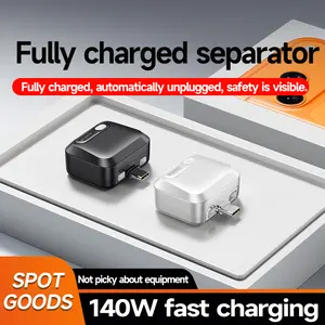 Phone charging helper, auto-disconnect when fully charged. Compatible with smartphones, protects battery and avoids safety risks.