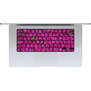 Bed of Flowers MacBook Keyboard Sticker