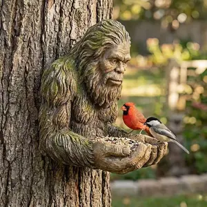 New Bigfoot Bird Feeder resin craft ornament for garden