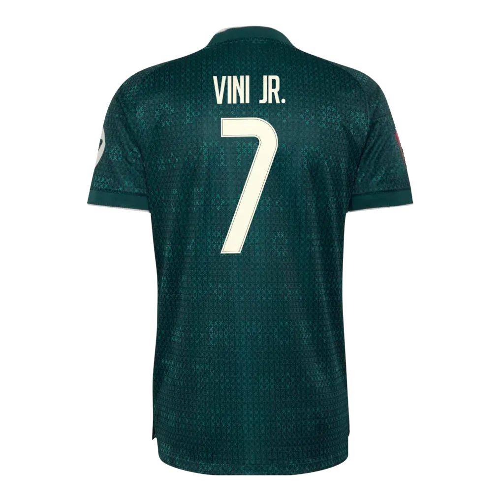 Unisex Collectible Sports Apparel Vini Jr Shirt Away 2025/26 Player Jersey - Spain League