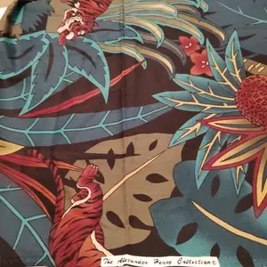 Alexander Henry OOP Fabric – Jungle Tigers & Leaves – 1 Yard Cut – Designer Cotton