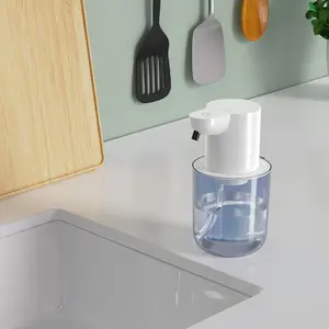 Automatic Foaming Soap Dispenser, 4-level Adjustable Touchless Soap Dispenser, Rechargeable Foam Hand Soap Dispenser for Bathroom Kitchen Office