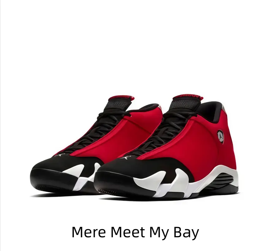 Bold Black & Red High-Tops with White Midsole Accents – Retro Basketball Kicks for Street & Court
