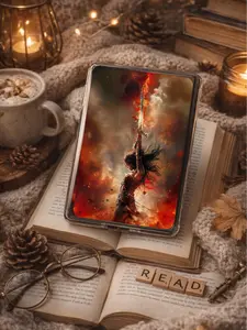 Fantasy Fire Warrior Kindle Insert