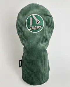 Snapt Golf Green Corduroy Driver Headcover