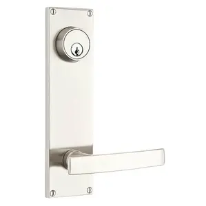 Emtek 8114HLOLH Passage Single Keyed , Sideplate Locksets Modern 5-1/2" Center to Center Keyed , Helios Lever , LH