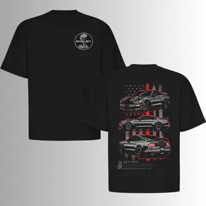 Shelby GT350R American Flag T-Shirt, 2 Sides, Shelby Cobra Muscle Car Graphic Tee Shelby GT350R American Flag T-Shirt, 2 Sides, Shelby Cobra Muscle Car Graphic Tee