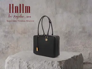 STYLELATCH LARGE SHOULDER HANDBAG - ZIPPERED TOTE BAG-NEW YORK BLACK