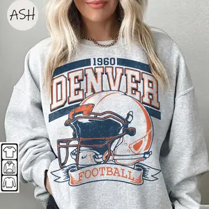 [SALE 50% FOR A LIMITED TIME + FREE SHIP] Vintage 90s Style Vintage Denver Football Style Sweatshirt ,Retro Denver Football Crewneck Shirt,Denver Broncos Fans Gift ,Sunday Football