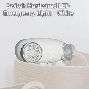 Lithonia Lighting 3495017 Switch Hardwired LED Emergency Light - White