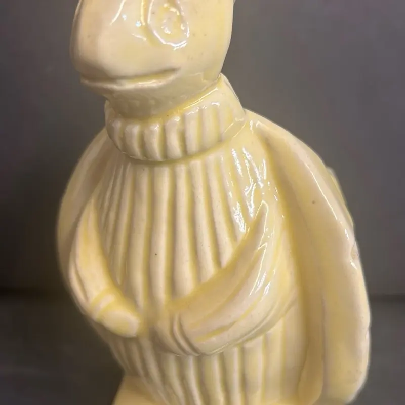 MCM McCoy Pottery Yellow Turtle Planter