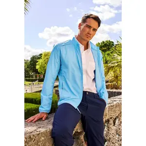 Men's Arcadian Packable Jacket | Arctic Blue Men's Arcadian Packable Jacket | Arctic Blue