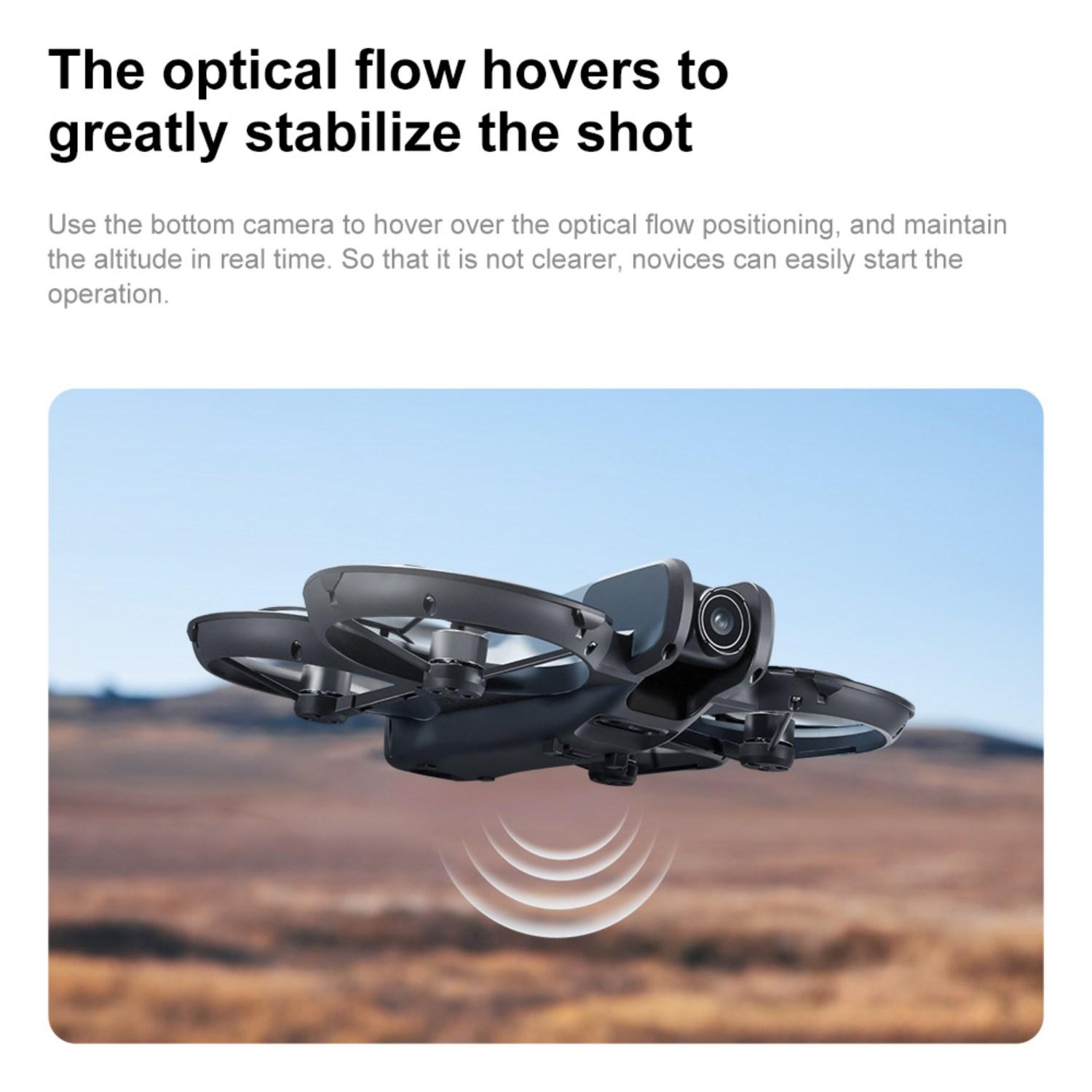 Remote Control Drone for Beginners, HD Dual Cameras, Optical Flow Positioning, 360° Flip, One-Key Takeoff/Landing, FPV Flight, 2 Batteries & Carrying Case Included obstacle avoidance