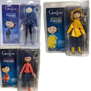 Coraline V3 18cm Articulated Figure Collectible Action Figure Poseable Puppet Horror Movie Model Toy Desktop Ornament Anime Gift