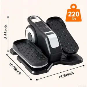 Portable Under‑Desk Elliptical Machine with Remote, 12 Adjustable Speeds