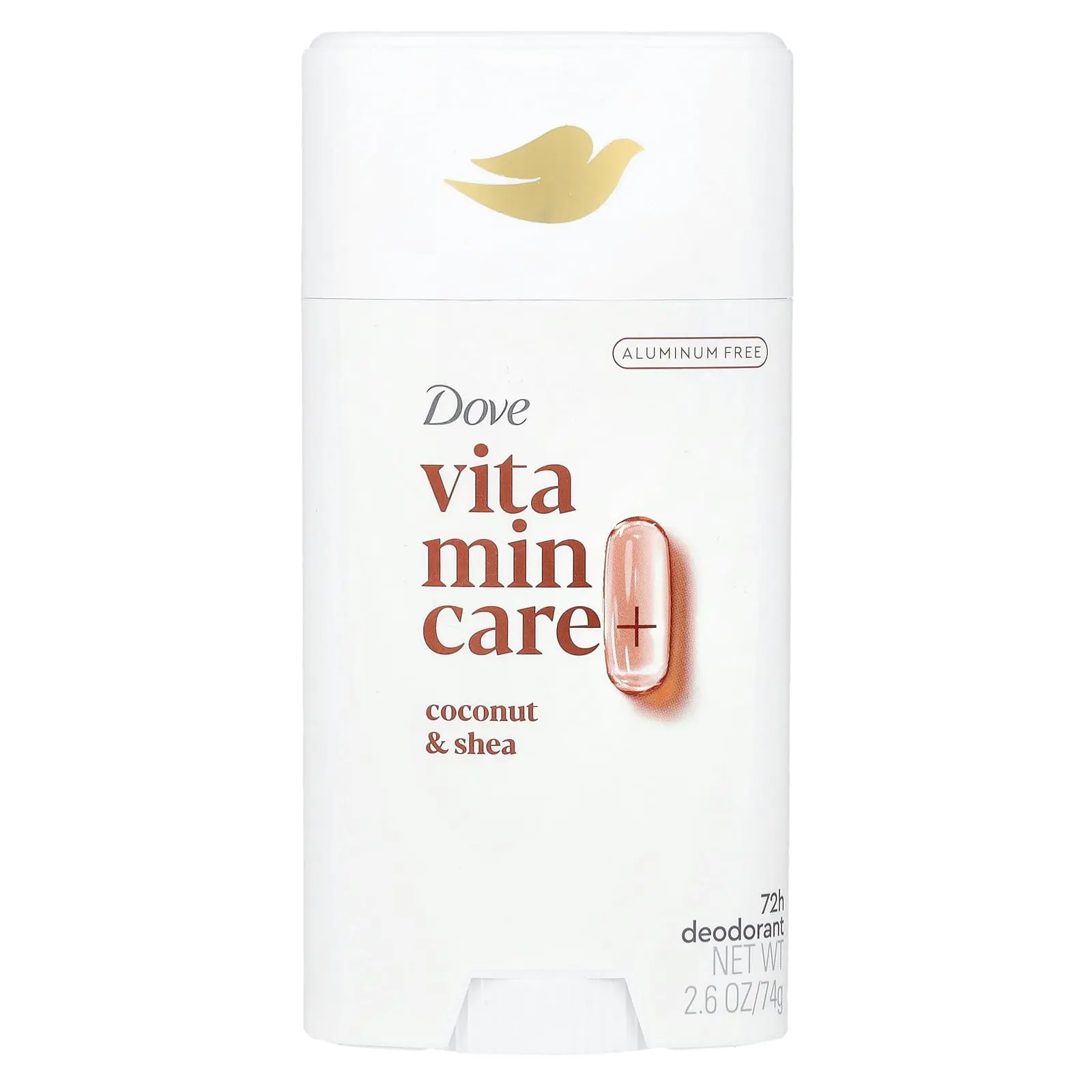 Dove Vitamin Care+ Deodorant, Coconut & Shea, 2.6 oz (74 g) Dove Vitamin Care+ Deodorant, Coconut & Shea, 2.6 oz (74 g)