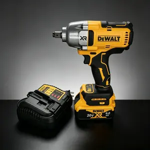 DEWALT DCF900 20V Brushless 1/2" Cordless Impact Wrench, 850Nm High Torque, 6.0Ah Li-ion, Multi-Speed Power Tool for Automotive & Industrial Pro Use