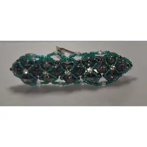 3" Green Barrette 3" Green Barrette