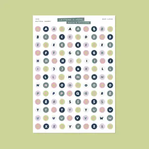 MATCHA BERRY Circle Alphabet • Letters & More