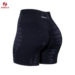 AUROLA Serpent Seamless Scrunch Workout Shorts for Women,Tummy Control Squat Proof Ribbed Thick Active Gym Short